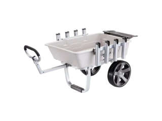 Gorilla Carts Foldable Poly Fishing Utility Cart