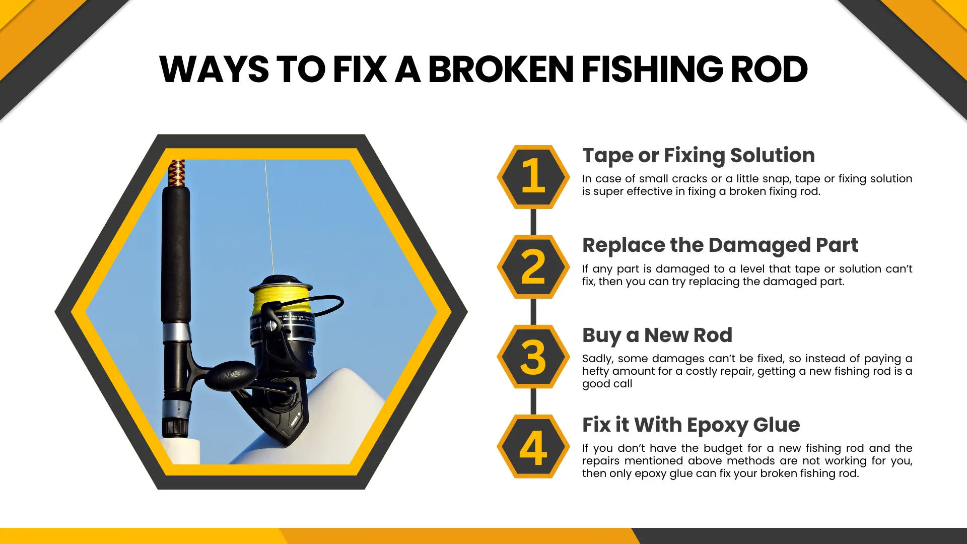 Ways to Fix a Broken Fishing Rod