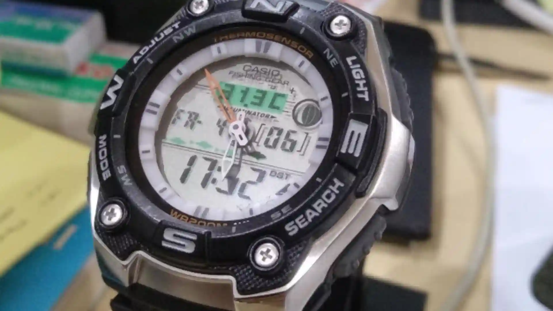Casio Men AQW101-1AVCF Multi-Task Gear Sport Watch