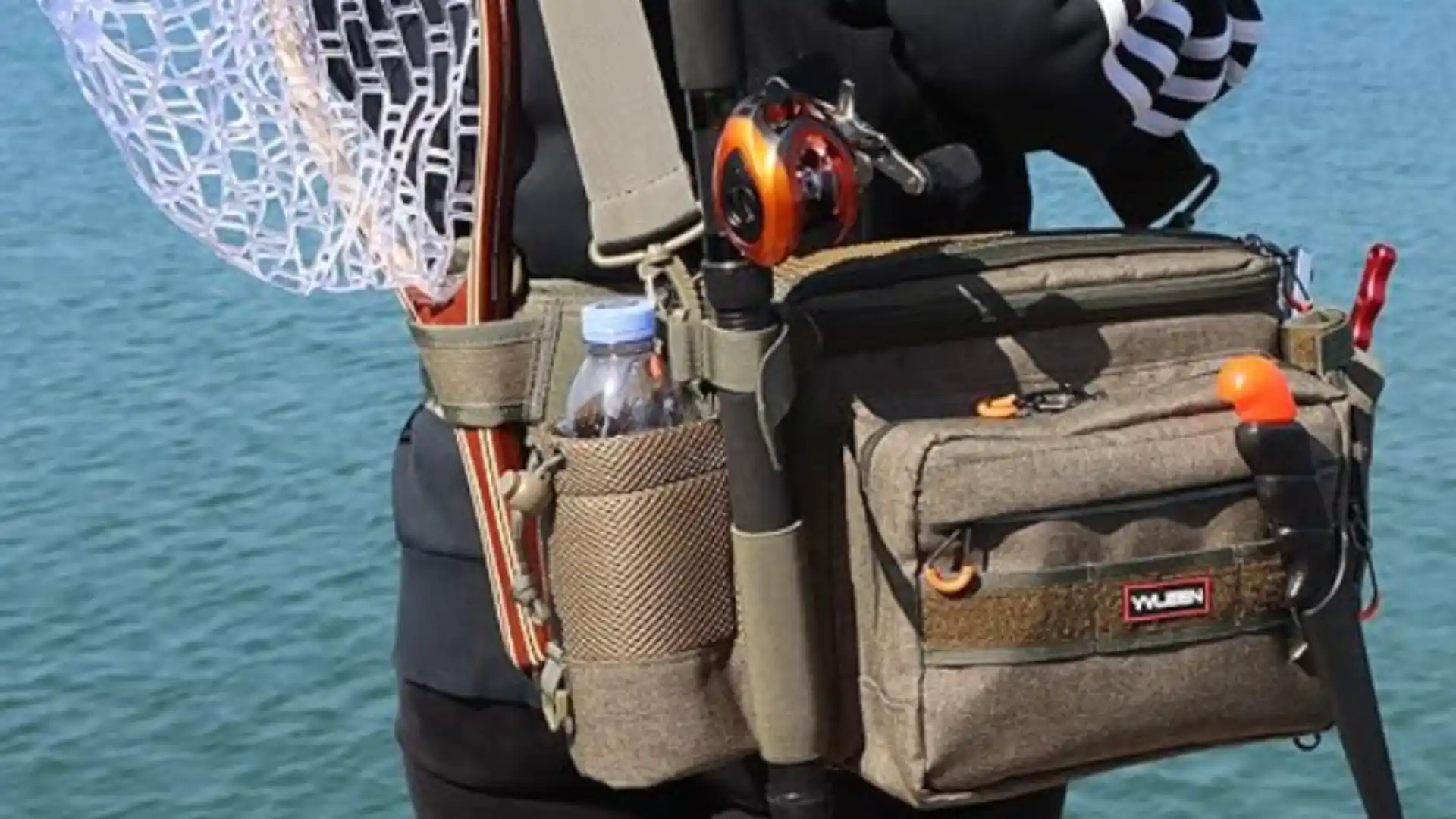 YVLEEN Sling Fishing Tackle Backpack