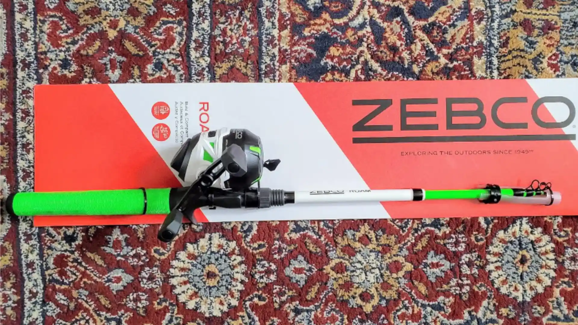 Zebco Roam Telescoping Fishing Rod Combo